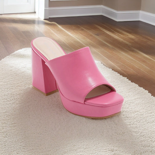 MULES TALON ROSE