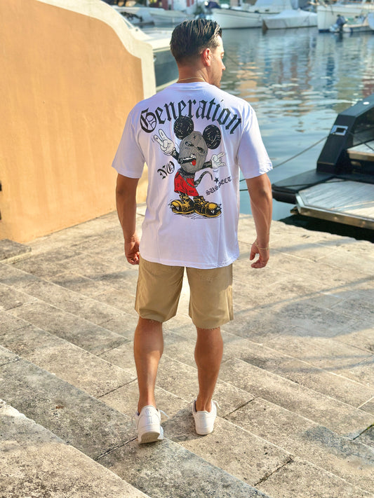TEE SHIRT MICKEY BLANC