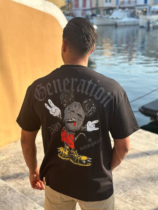 TEE SHIRT MICKEY NOIR