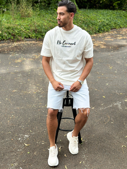 TEE-SHIRTS NOCOMMENT BLANC