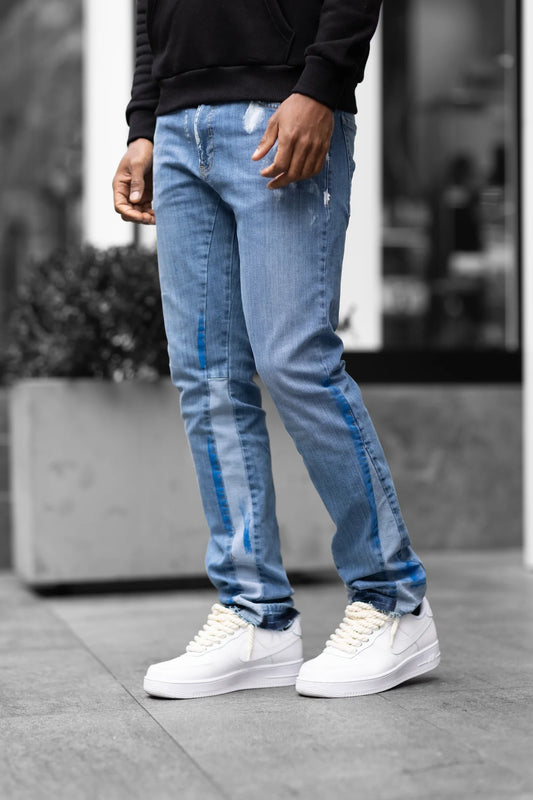 JEANS BLUE RAPIÈCEMENT